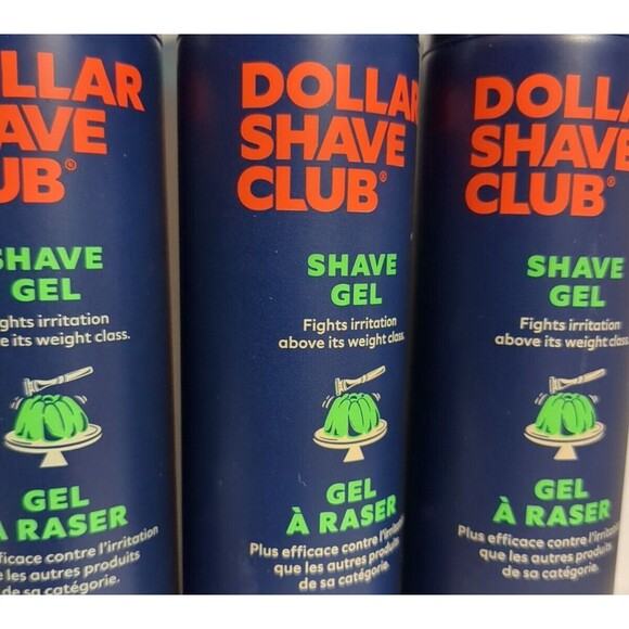 (Lot Of 3) Dollar Shave Club Shave Gel Shea Butter &Aloe Sensitive Skin 6.7 oz - Picture 3 of 7